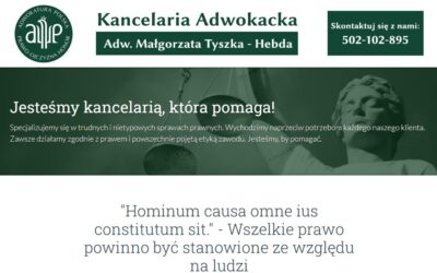 Kancelaria adwokacka w Piasecznie Małgorzata Tyszka-Hebda